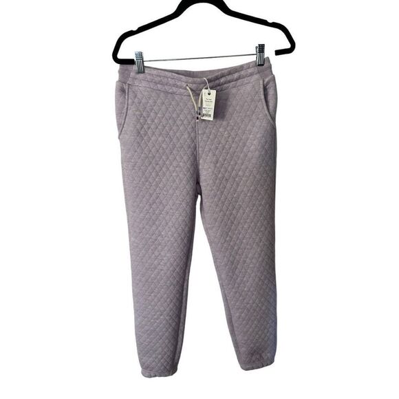 NWT NEW Marine Layer Corbet Lavender Quilted Drawstring Joggers Size S - Picture 2 of 16